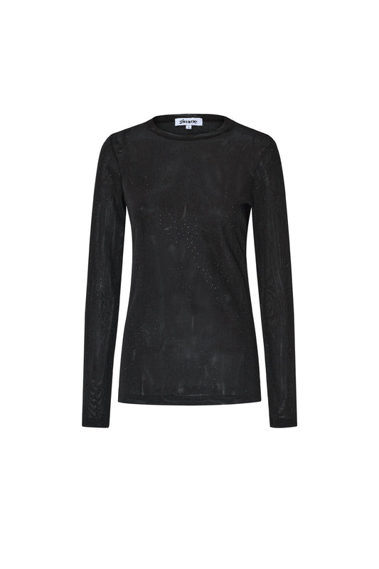 Damen Langarmshirt Transparent | Polyester | Mehrfarbig