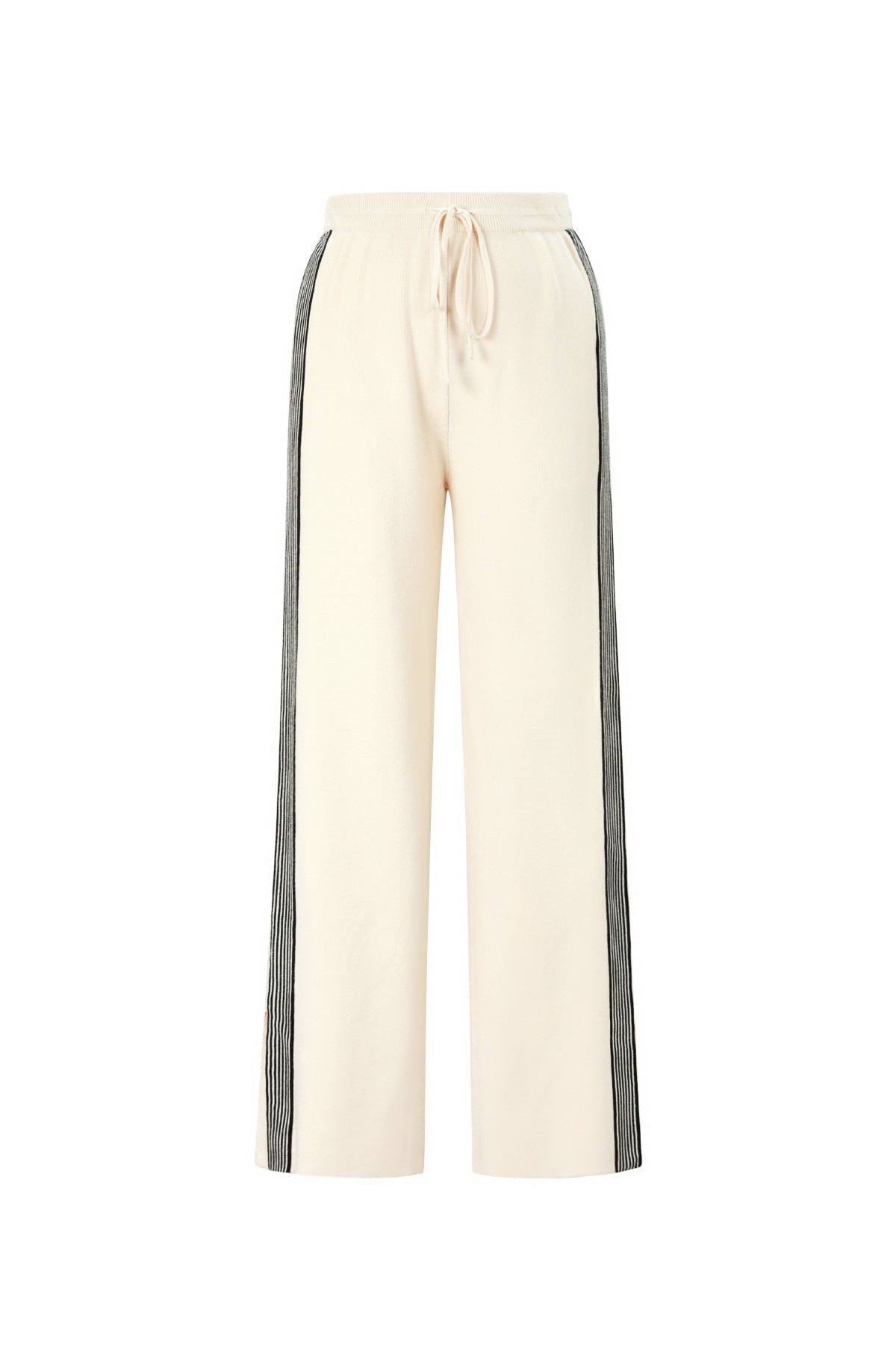 damen strickhose streifen | baumwollstrick | mehrfarbig