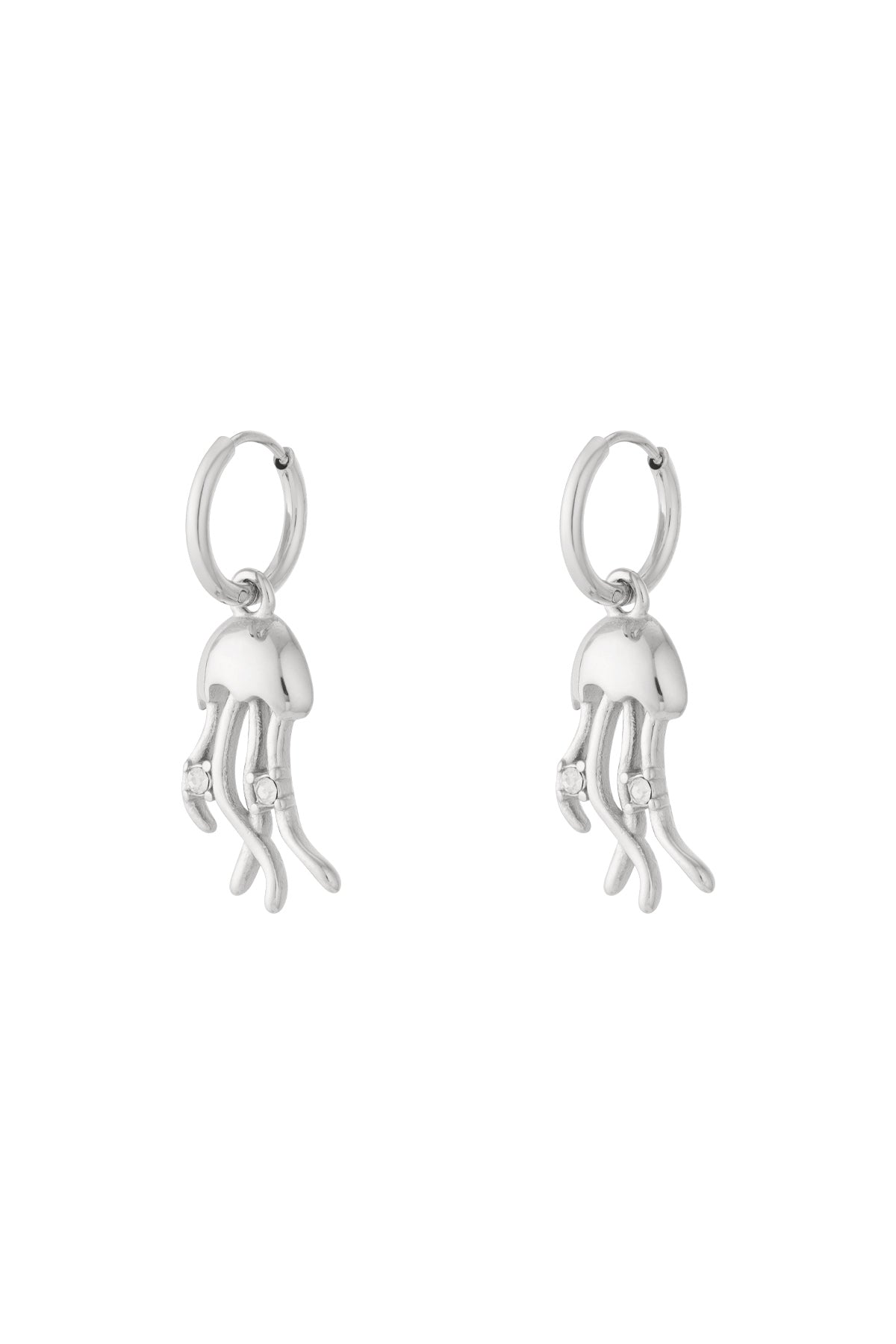Damen Tropfenohrringe Schildkroete Strass | Edelstahl | Gold & Silber