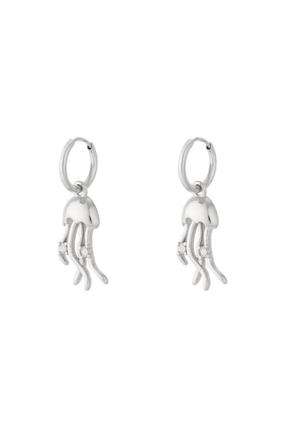 Damen Tropfenohrringe Schildkroete Strass | Edelstahl | Gold & Silber