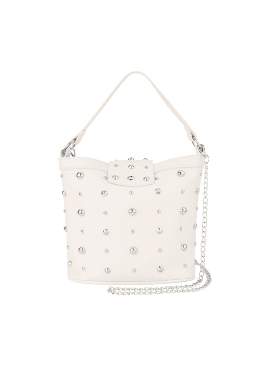 Yehwang Schultertasche Punk Geometrisch | PU-Leder