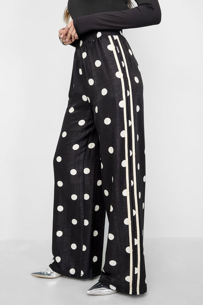 Damen Hose Lyla Polkadot | Polyester | Mehrfarbig
