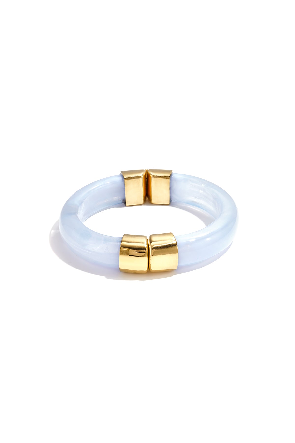 massives armband mit goldenen details