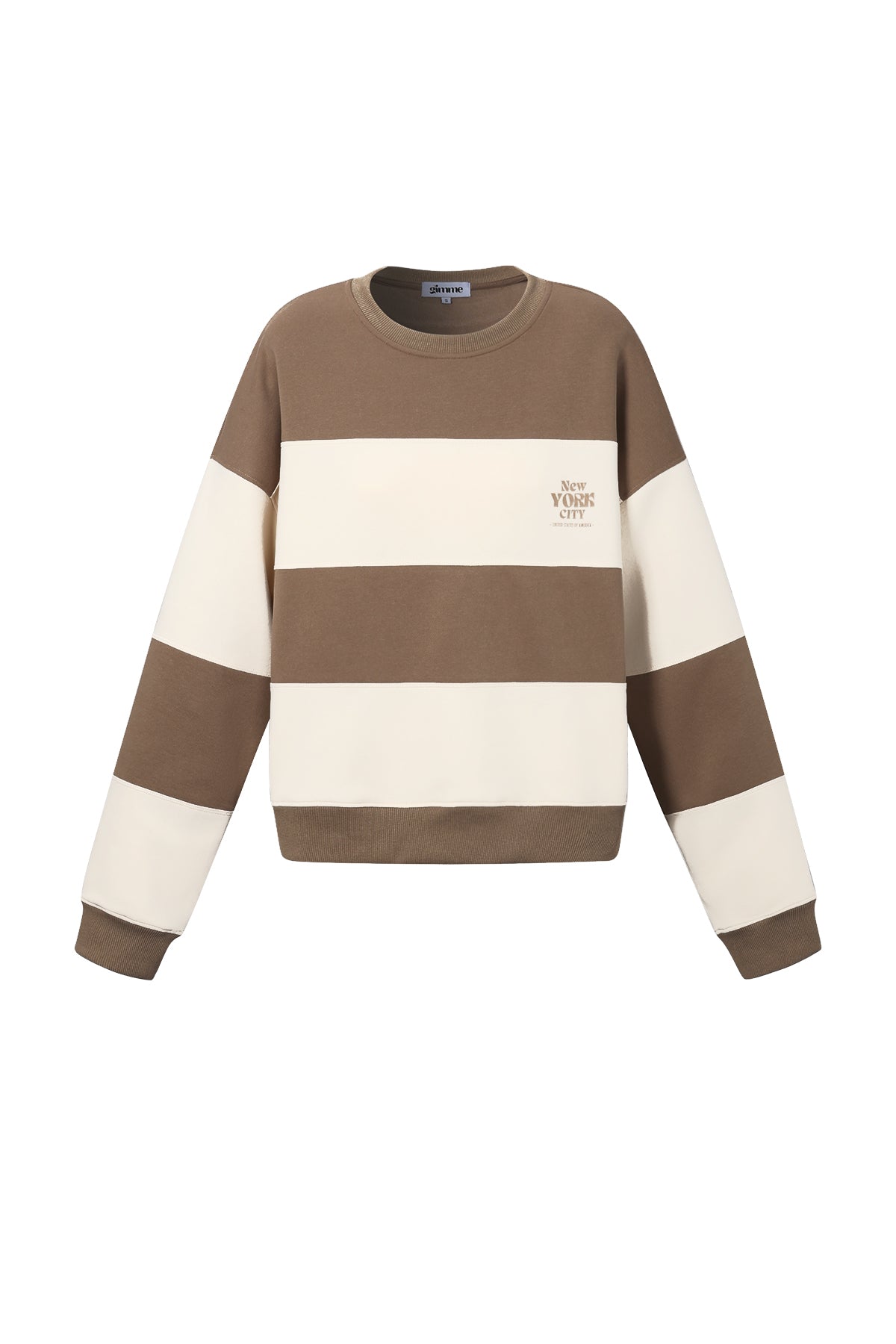 Damen Pullover Streifen Strick | Baumwolle | Mehrfarbig