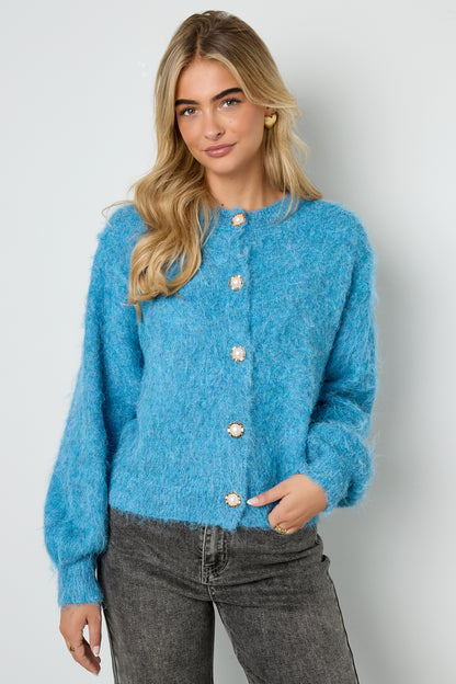 Damen Strickjacke Herbst Winter | Polyester | Mehrfarbig