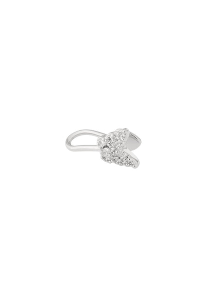 Damen Ear Cuff & Nasenmanschette Zirkon Veredelt | Kupfer | Goldfarbe & Silberfarbe