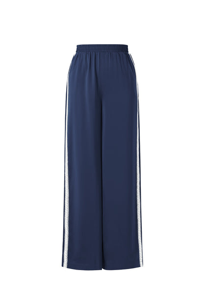 Damen Hose Sport Farbkontrast | Polyester | Mehrfarbig