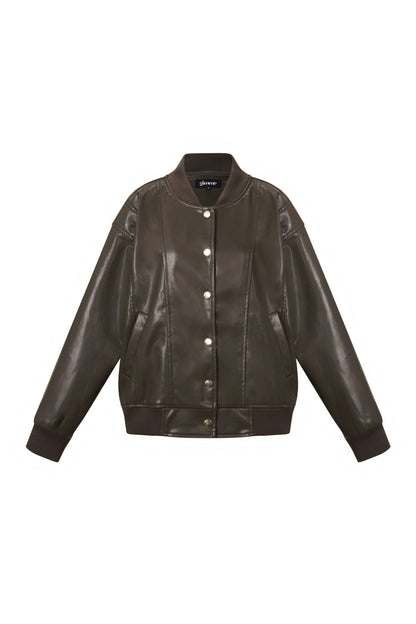 Damen Bomberjacke | Herbst & Winter | Armeegrün & Braun
