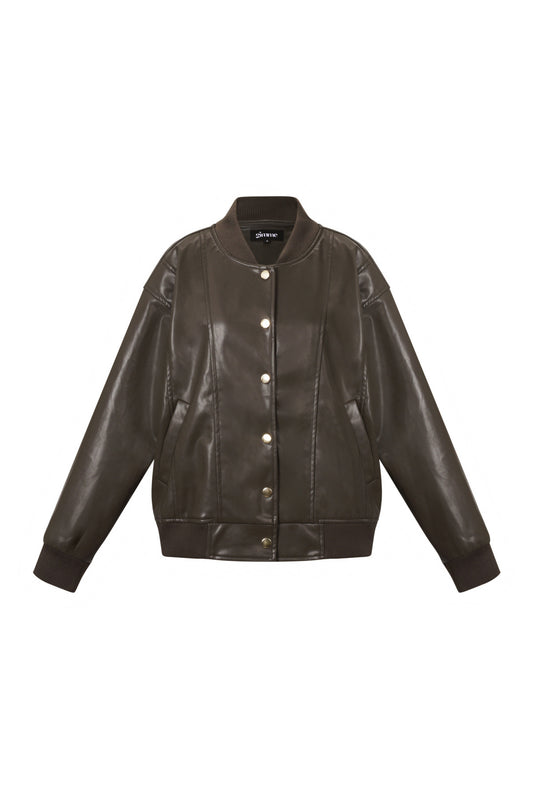 Damen Bomberjacke | Herbst & Winter | Armeegrün & Braun
