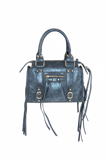 Fransentasche Damen Veganes Leder | Handtasche mit Fransen