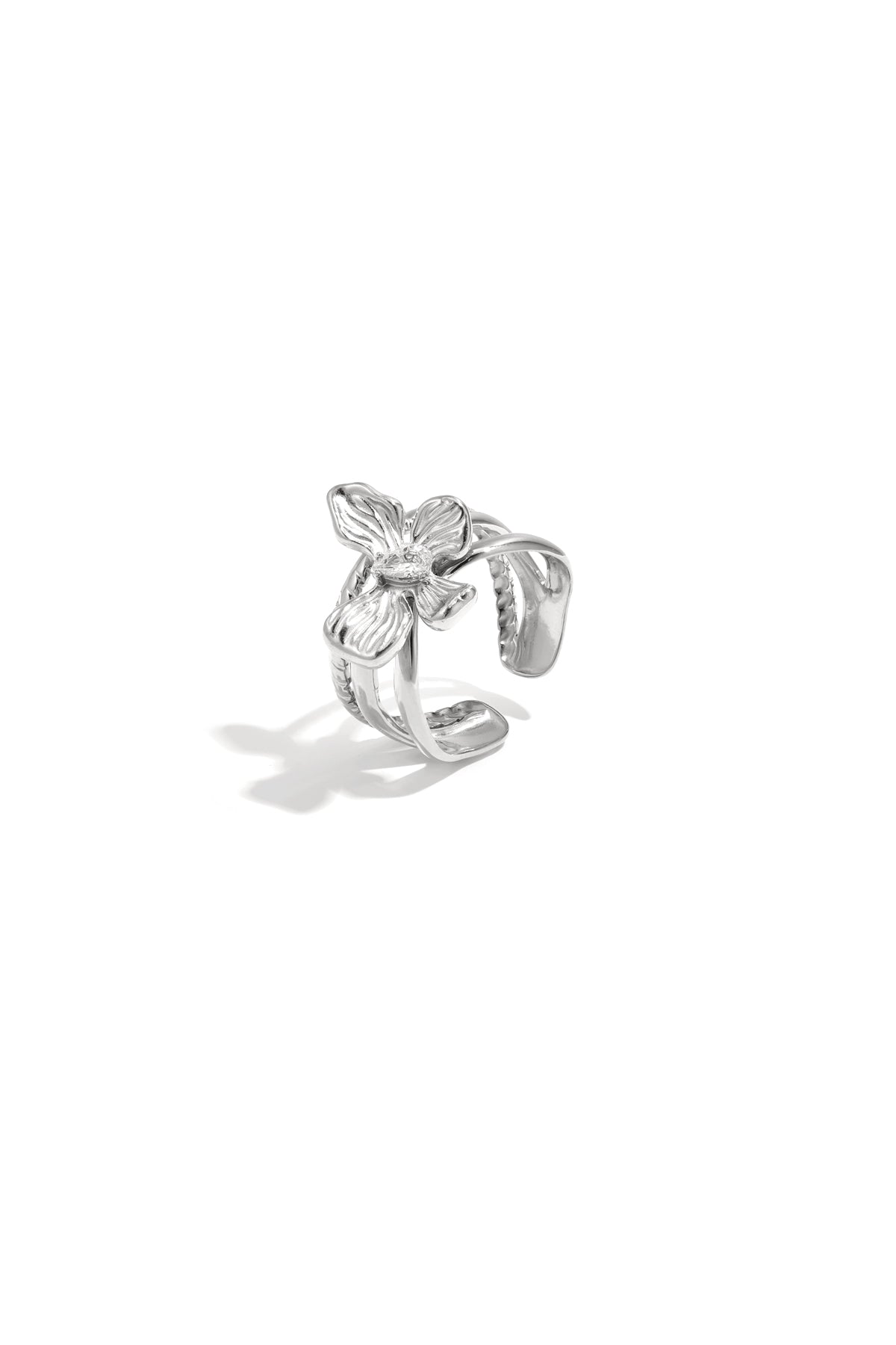 damen ring mehrlagen strass | edelstahl | goldfarbe & silberfarbe
