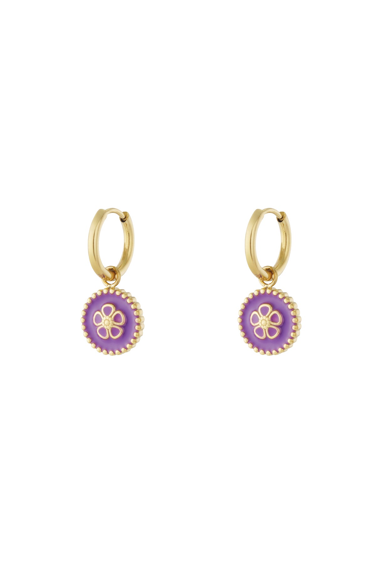 Edelstahl Tropfen Ohrringe Blume Casual Täglich Einfache Serie frauen schmuck