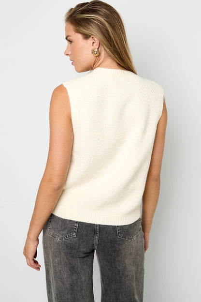 Damen Weste Gestrickt Edel | Polyester | Mehrfarbig