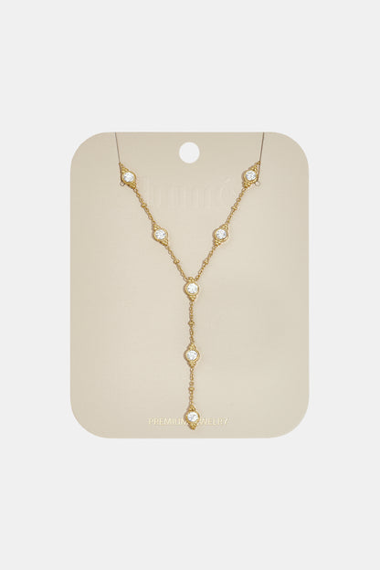 Halsketten mit Anhänger aus Edelstahl, geometrische Form, lässig-schlichte Serie, Damenschmuck