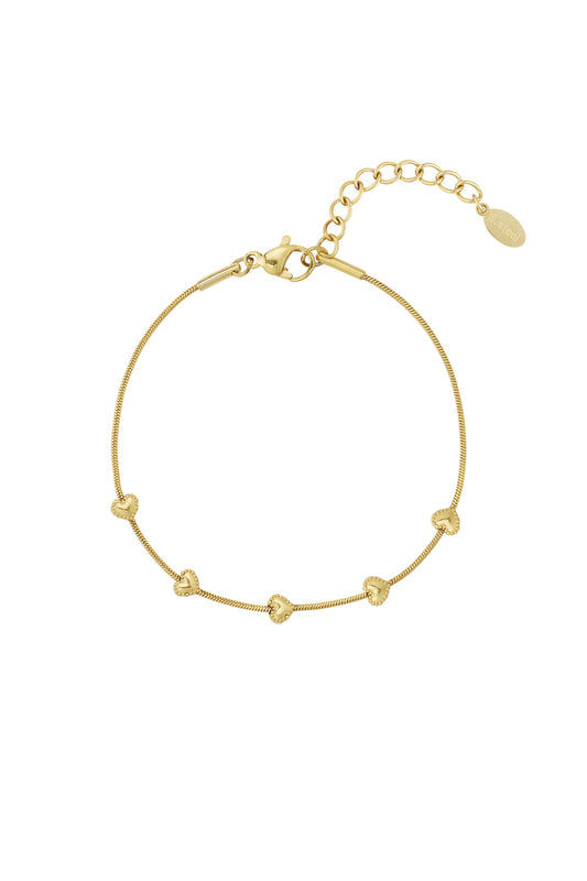 Herzreihenarmband