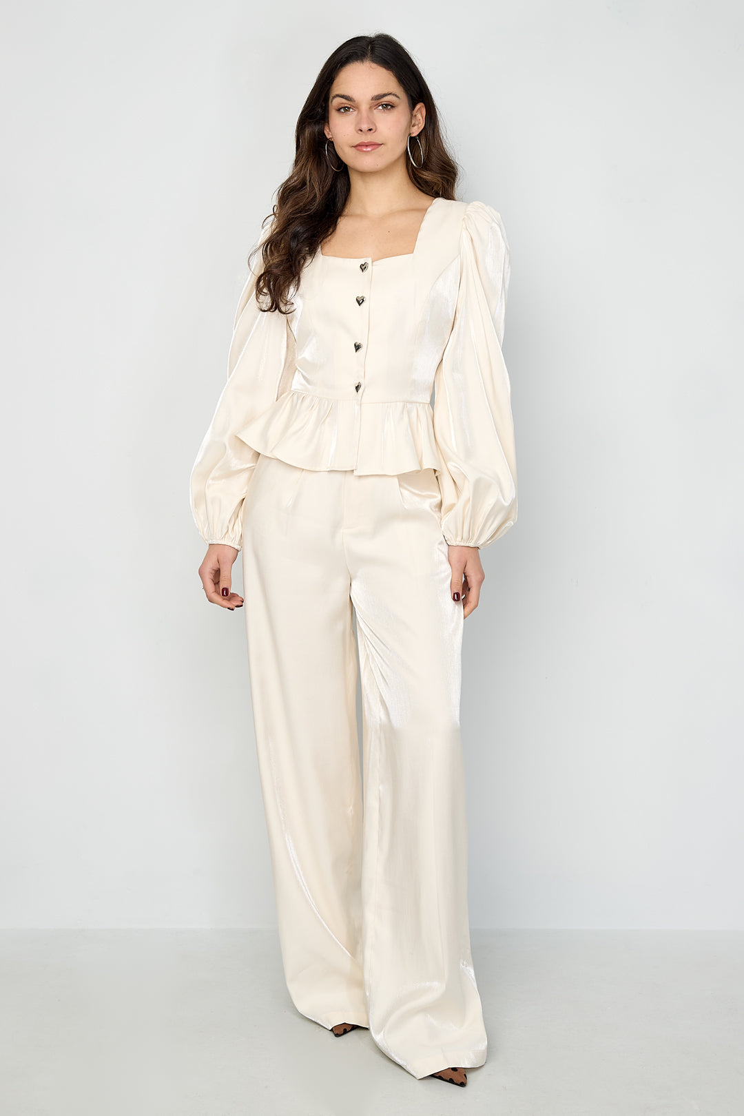 Damen Oberteile Set Velvet | Baumwolle | Mehrfarbig