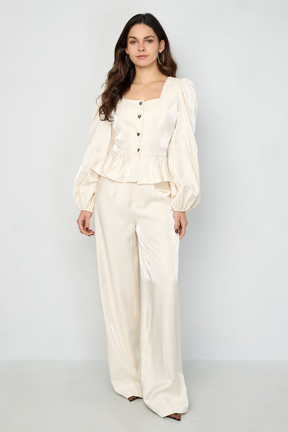 Damen Oberteile Set Velvet | Baumwolle | Mehrfarbig