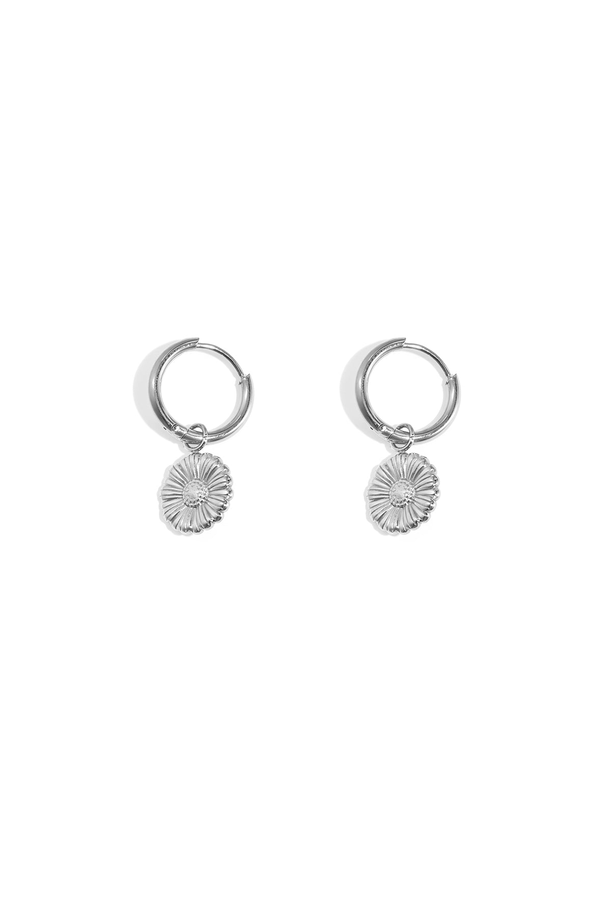 Damen Ohrringe Flora Charme Blume | Edelstahl | Gold & Silber