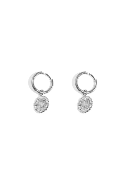 Damen Ohrringe Flora Charme Blume | Edelstahl | Gold & Silber