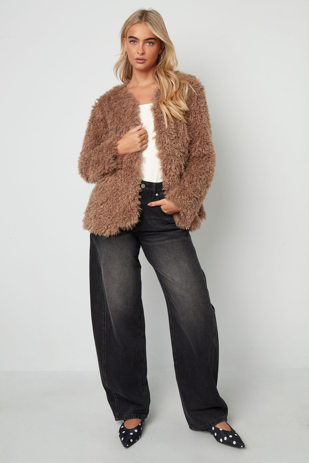 Damen Jacke Einfarbig Elegant | Polyester | Mehrfarbig