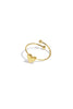 Damen Ring Kleines Herz | Edelstahl | Goldfarbe & Silberfarbe