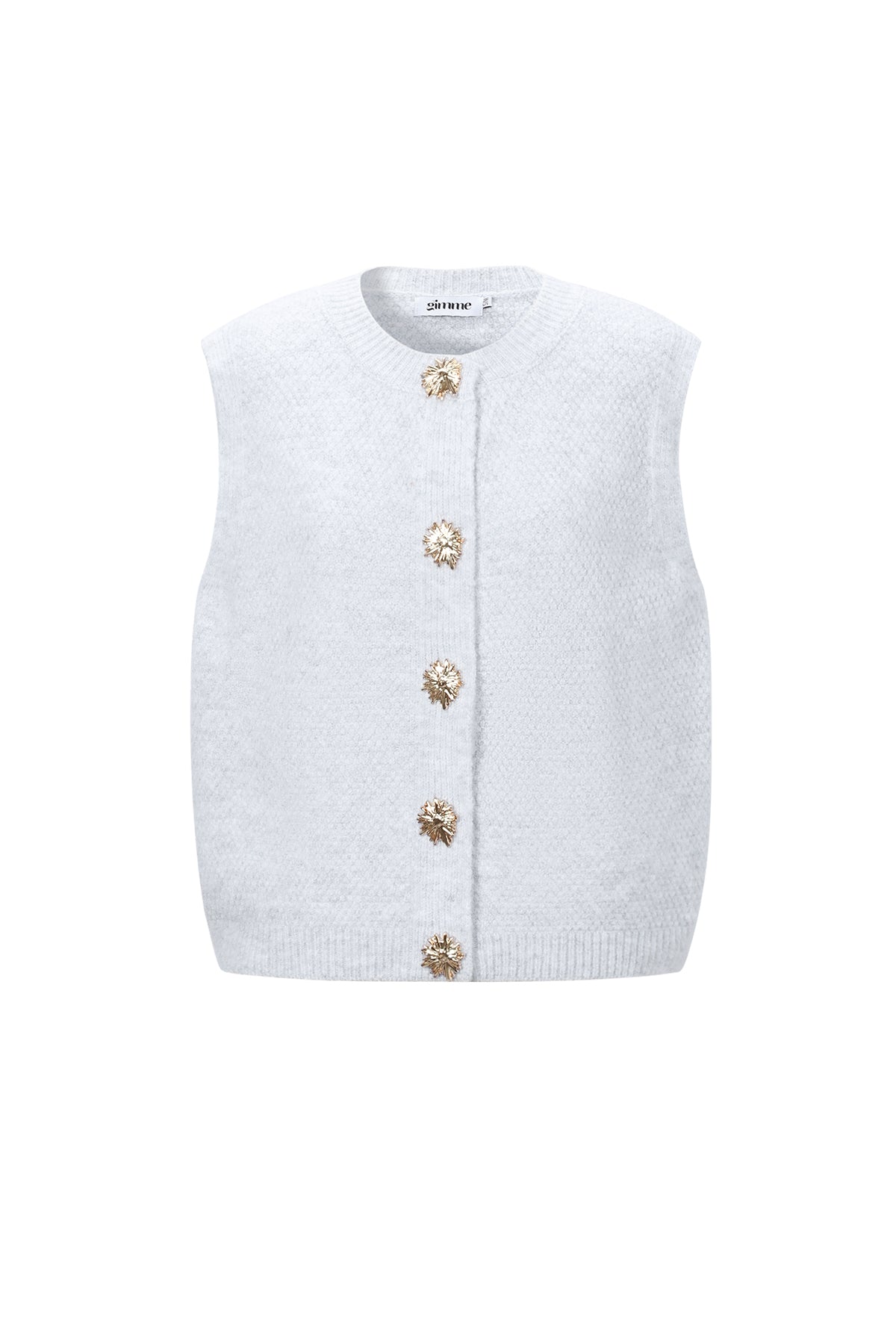 Damen Weste Gestrickt Edel | Polyester | Mehrfarbig