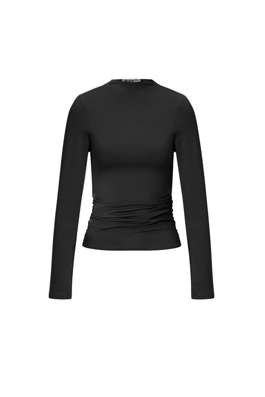 Damen Langarmshirt Strick Nylon | Nylon | Mehrfarbig