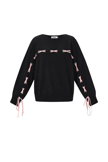 Damen Pullover Viskose Farbkontrast | Viskose | Mehrfarbig