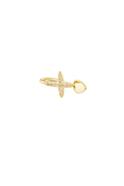 Damen Ear Cuff & Nasenmanschette Klassisch Zirkon | Kupfer | Goldfarbe & Silberfarbe