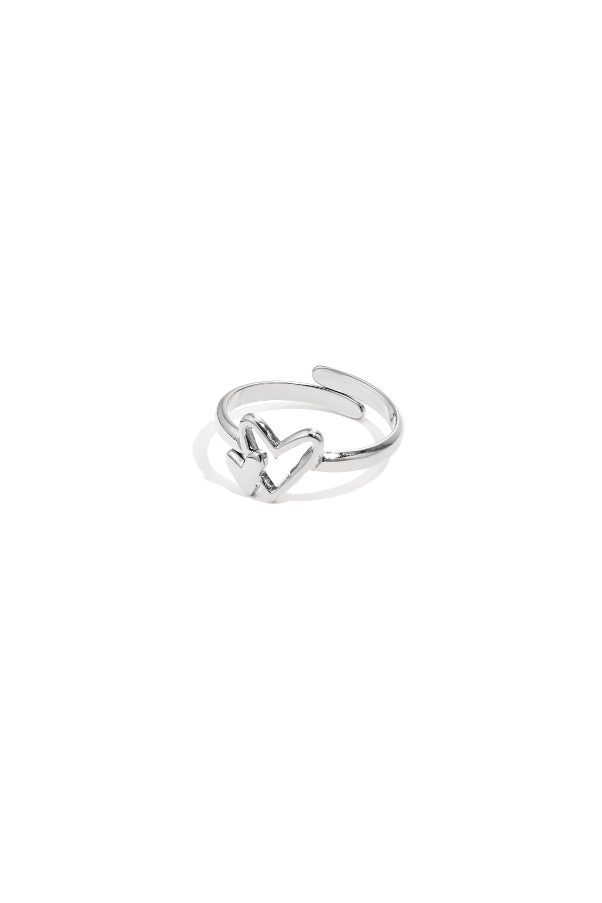 ring mit herzen