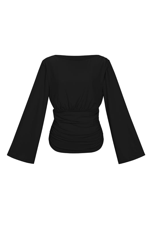 Damen Langarmshirt Einfarbig | Polyester | Mehrfarbig