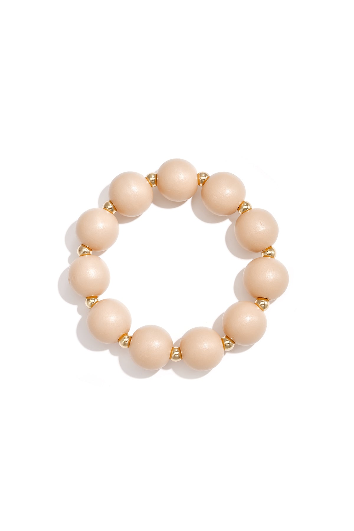 Armbänder aus Holzperlen, schlichte Alltags-Serie, Damenschmuck