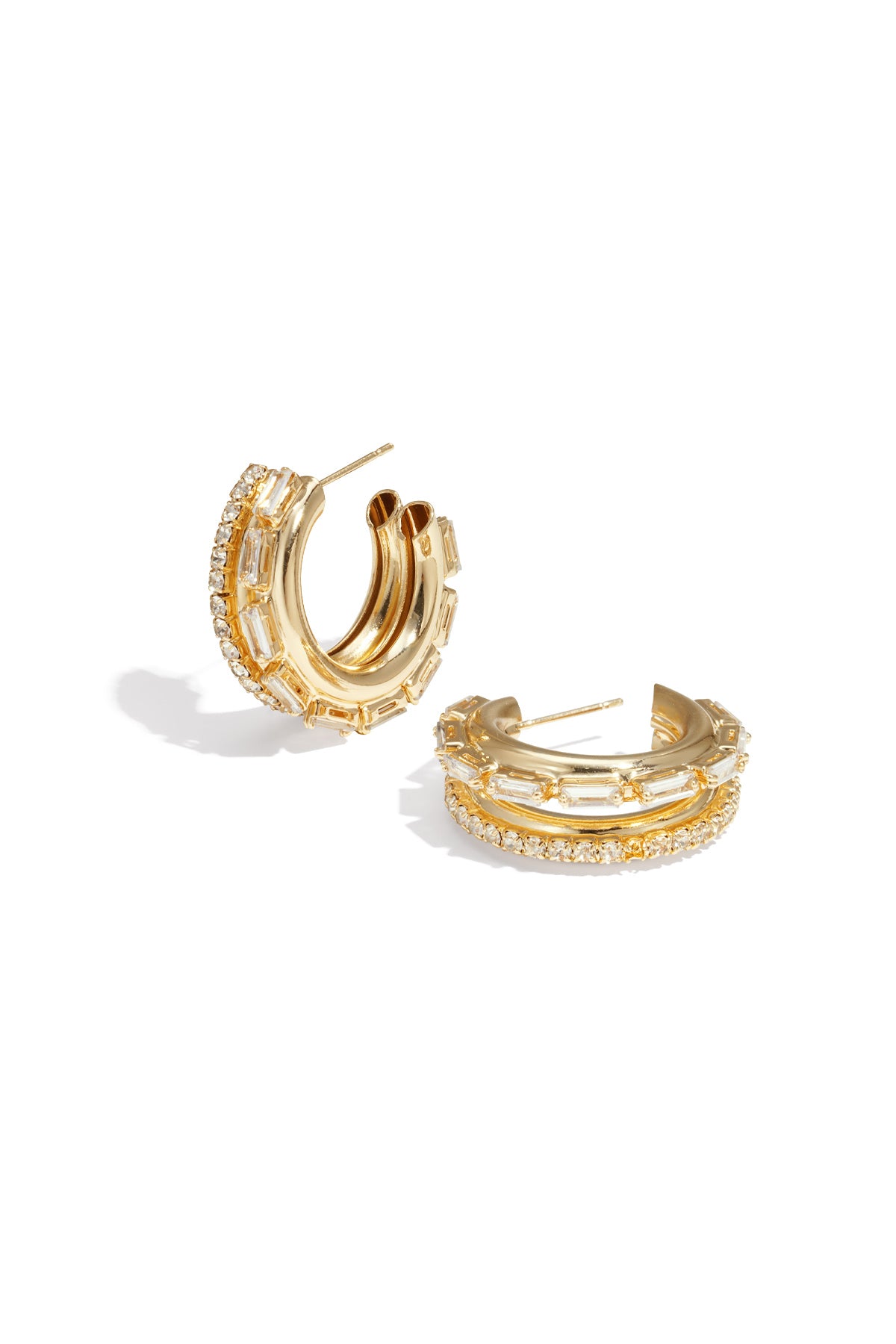 eisen creolen kreis elegante weihnachten luxuriöse serie damen schmuck