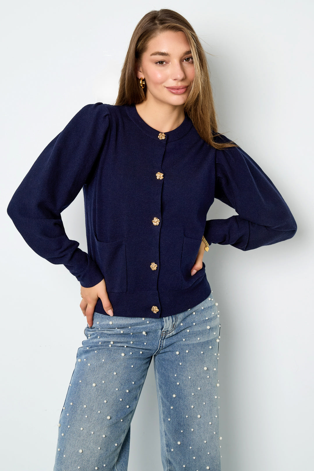 Damen Cardigan Viskose Einfarbig | Viskose | Mehrfarbig