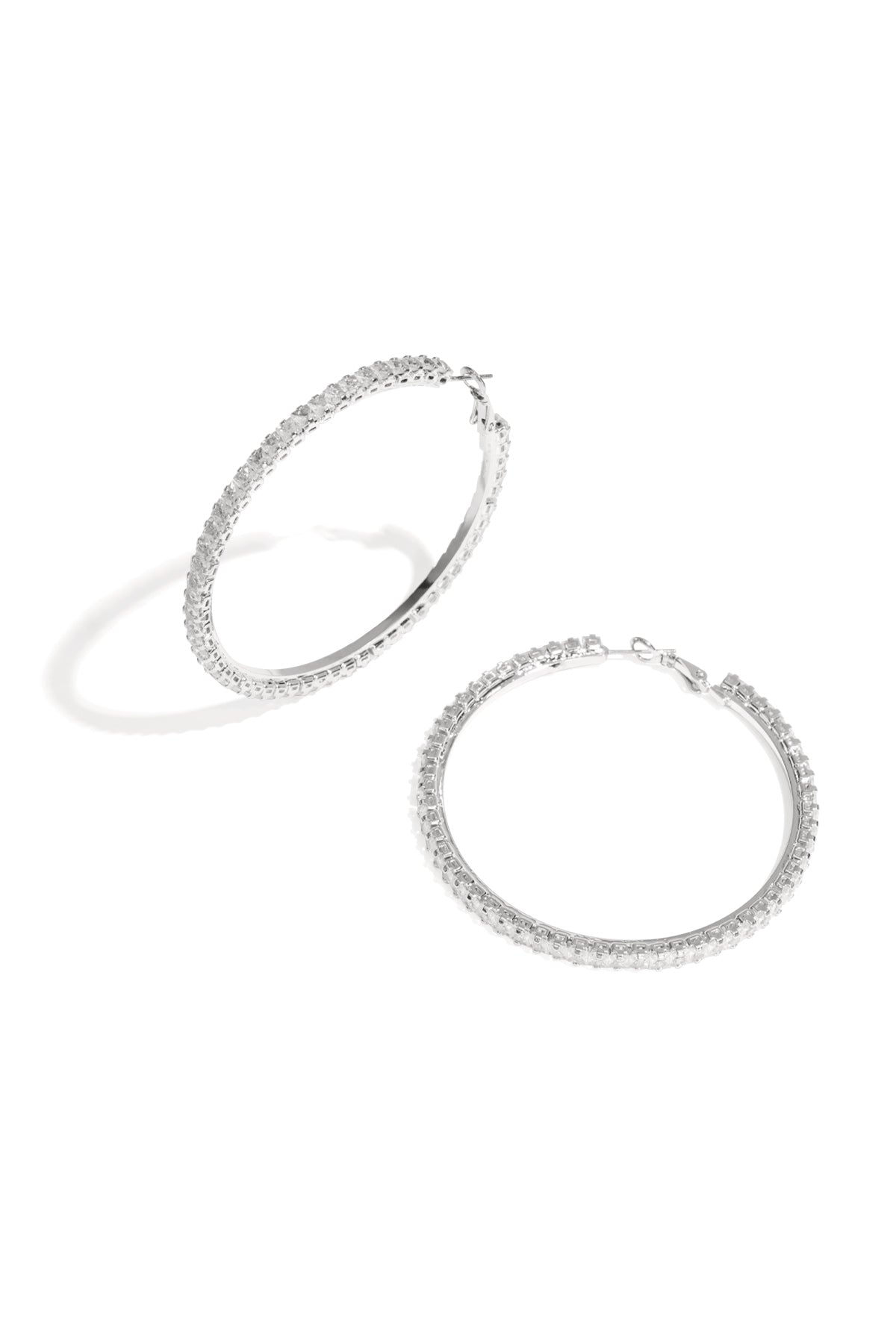 damen creolen kreis zirkon | kupfer | gold & silber