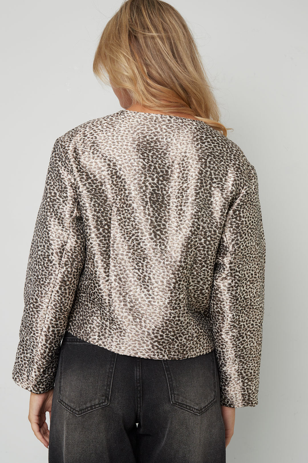 Damen Jacke Blumendruck | Polyester | Mehrfarbig