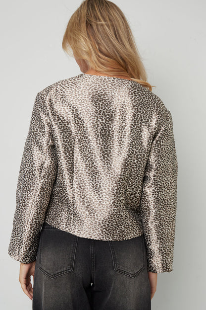 Damen Jacke Blumendruck | Polyester | Mehrfarbig