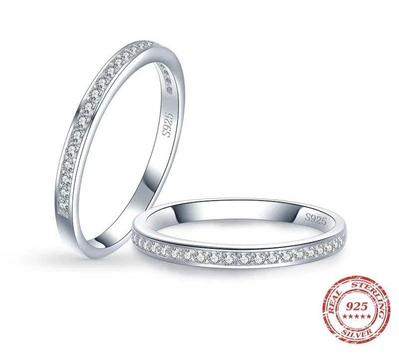 finityzoneeleganter 925 sterling silber ring mit zirkonia – verführerische schönheit für frauen