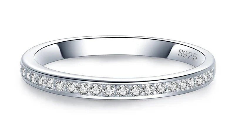 finityzoneeleganter 925 sterling silber ring mit zirkonia – verführerische schönheit für frauen