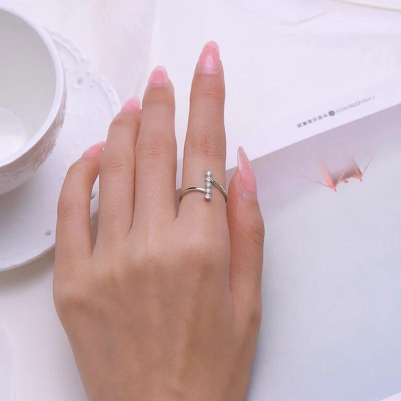 finityzoneeleganter 925 sterling silber ring – perfekt für ihre liebe