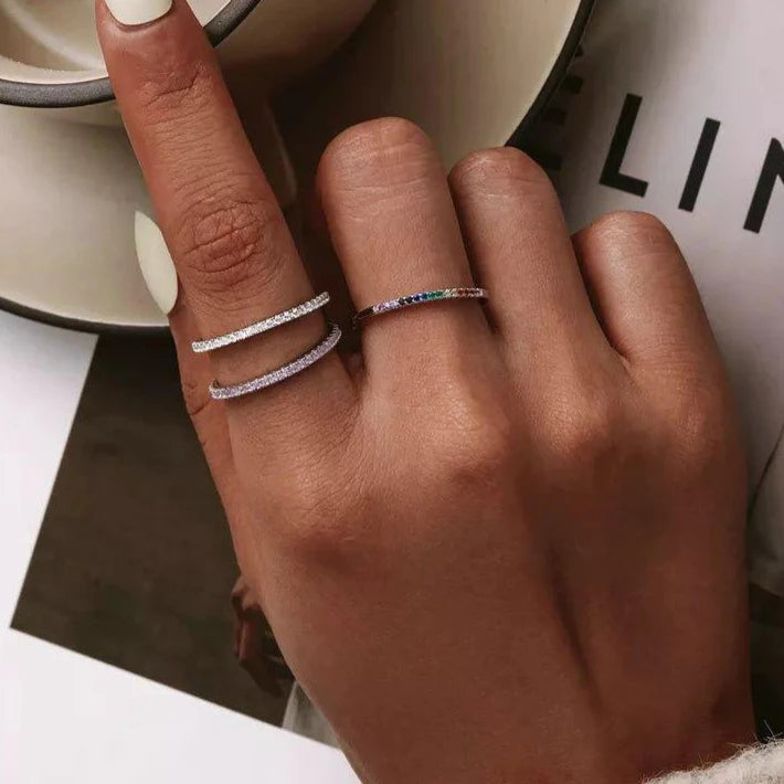 finityzoneeleganter bamoer 925er sterling silber ring – zeitlose eleganz für sie