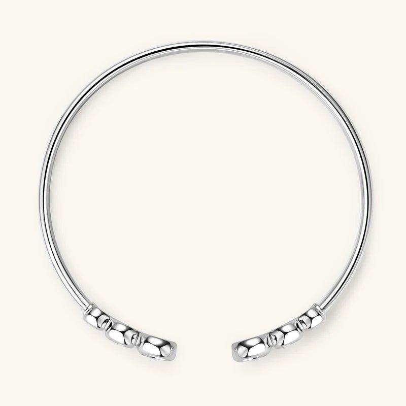 finityzoneelegantes 925er sterling silber armband mit moissanit für damen