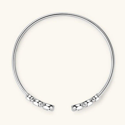 finityzoneElegantes 925er Sterling Silber Armband mit Moissanit für Damen