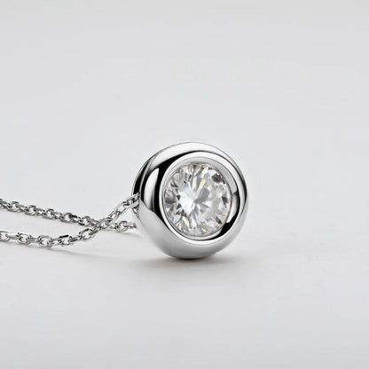 finityzoneElegantes Moissanite - Halsband aus 925 Sterling Silber – Perfekte Geschenkidee