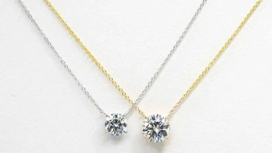 finityzoneElegantes Moissanite - Pendant für Damen – 925er Silber Halskette