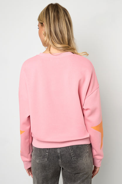 Damen Pullover New York Stern | Baumwolle | Mehrfarbig