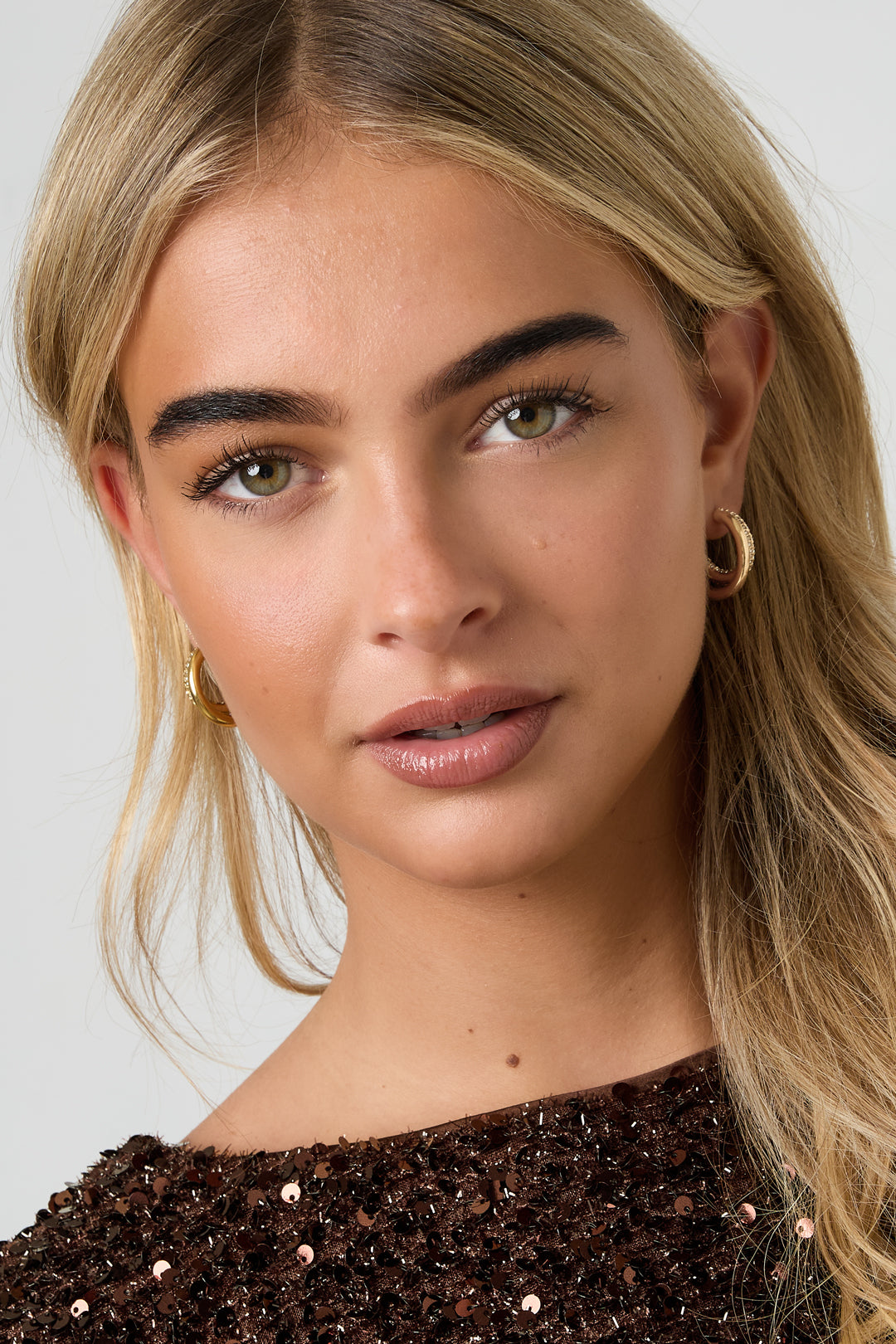 damen creolen kreis casual | edelstahl | goldfarbe & silberfarbe