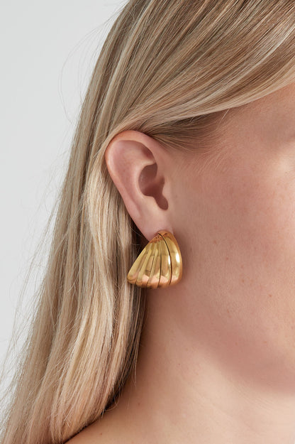 Damen Ohrstecker Geometrisch | Edelstahl | Gold & Silber