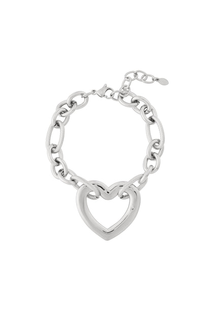Armband mit Herzkette