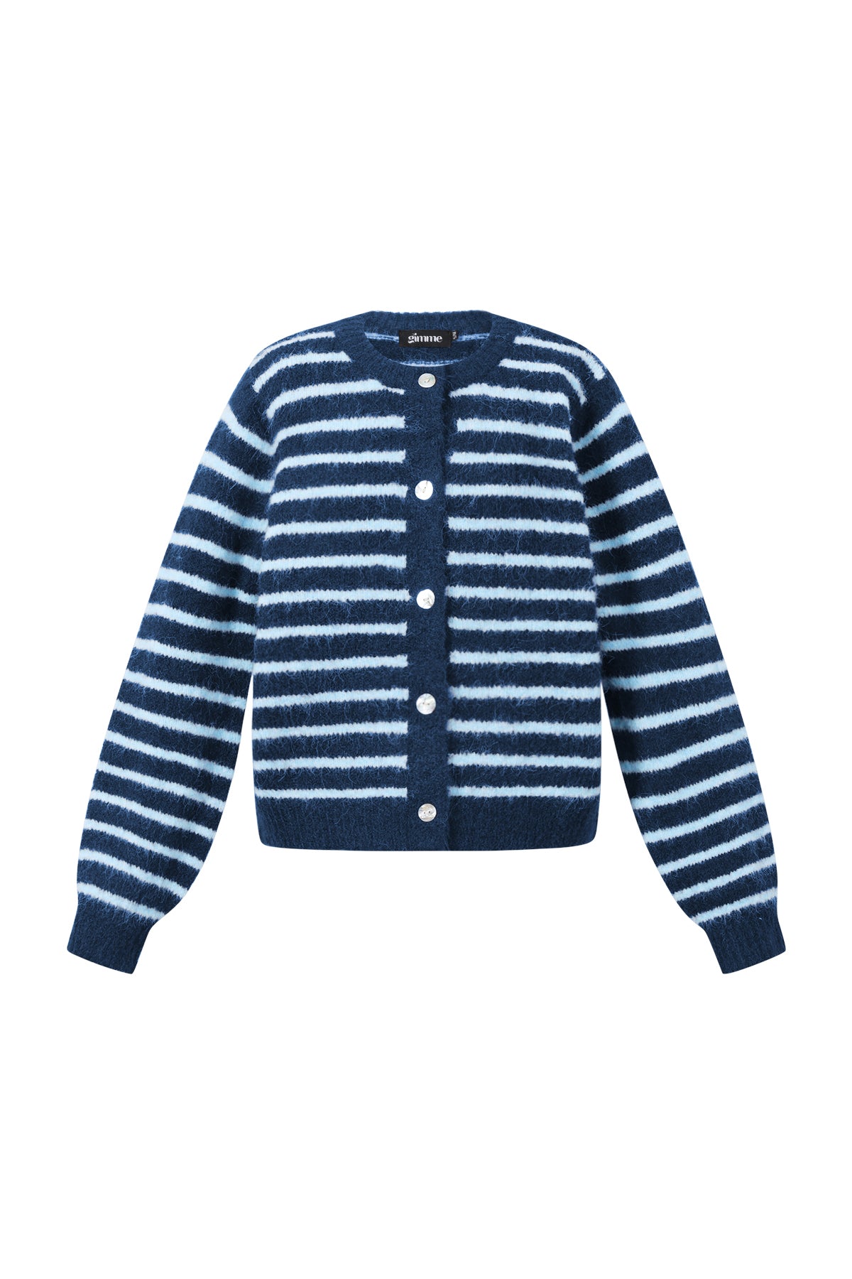damen cardigan gestreift | polyester | mehrfarbig